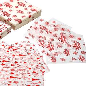 Papel de Envolver Antigrasa de Grado Alimenticio Impreso Personalizado a una Cara para Hamburguesas, Sándwiches, Pasteles y Pan, para Serigrafía - Product Image 1