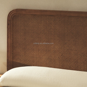 FERLY 2024 nouvel ensemble de <span class=keywords><strong>lit</strong></span> meubles de chambre à coucher en frêne massif chêne bois rotin tête de <span class=keywords><strong>lit</strong></span> panneaux muraux pour <span class=keywords><strong>lit</strong></span> King - Product Image 4