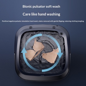 Lavadora Portátil Plegable de 13L, <span class=keywords><strong>Mini</strong></span> Lavadora con Centrifugadora para Ropa Interior, Ropa de Bebé, Ropa Pequeña, Ideal para Campamentos, Dormitorios, RV, OEM B2B - Product Image 2