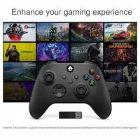 Manette de Jeu Sans Fil 2,4 GHz à Moteur de Vibration 6 Axes pour Series S/X/XOne/PC, avec Boutons Programmables et Détection de Mouvement