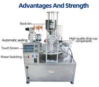 Machine de remplissage et de scellage de gobelets pour yaourt, pudding, café en capsules, lotion, essence, masque facial, durable, 2026