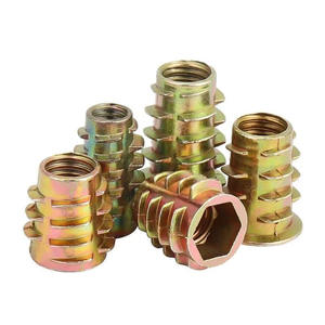 Parafuso de Inserção Sextavado Roscado para Móveis, Liga de Zinco, Aço e Cobre, M4 M5 M6 M8 M10, com Rosca Interna e Externa - Mais Vendido - Product Image 6