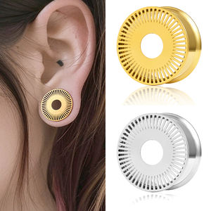 Evorte New Creative Radform Tunnel Stecker Edelstahl Ohr messer Double Flared Ösen Body Piercing Schmuck - Product Image 2