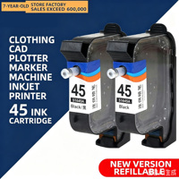 Cartucho de Tinta Reutilizable 45 45A 51645 51645A Negro Remanufacturado para HP45 para Impresora HP 51645