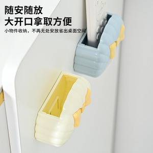 Seashell Storage Box Wall Mounted Remote Holder Blue <b>Pink</b> Milky White Bow Design For Bedroom Living Room <b>Desk</b> Makeup Area - Product Image 5