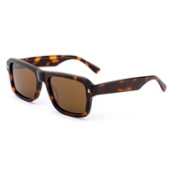 Lunettes de soleil personnalisées en acétate polarisées tendance pour la conduite avec logo de luxe Lunettes de soleil de créateur pour homme Rectangle Tortoisesheet Lunettes pour femmes