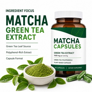 Cápsulas de Té Verde Matcha de Alta Calidad, Marca Privada, Apoyo Inmunológico, Desintoxicante, Antioxidante, Proporciona Energía, para Adultos y Mujeres Embarazadas - Product Image 2