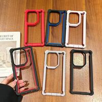 Étui de téléphone 2-en-1 transparent robuste antichoc de conception sportive avec porte-cartes pour Tecno Camon 40 Pro et Infinix Hot 60 Pro Plus