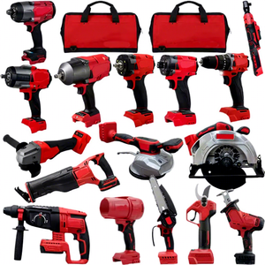 Compatible con <span class=keywords><strong>Milwaukee</strong></span> M18, Juego de Herramientas Eléctricas Inalámbricas sin Escobillas de 18 Piezas, <span class=keywords><strong>Taladro</strong></span>, Atornillador, Llave de Impacto <span class=keywords><strong>para</strong></span> Reparaciones del Hogar y Automóviles - Product Image 1