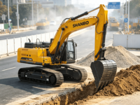 Excavatrice sur chenilles de 33 tonnes avec moteur puissant pour les travaux de carrière et les grands projets d'infrastructure