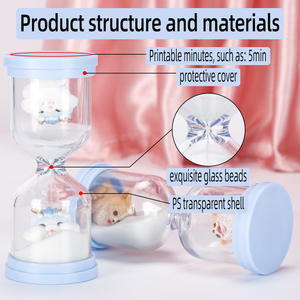 Minuterie de jeu de montre de sable 3 15 minutes 1 5 min <span class=keywords><strong>sablier</strong></span> moderne dent en plastique enfant <span class=keywords><strong>sablier</strong></span> visuel pour les enfants brossage - Product Image 2