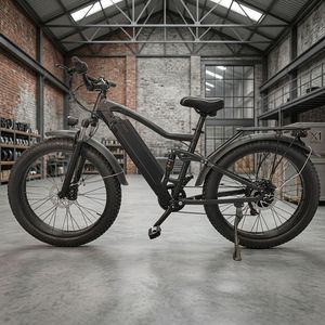 Allterrain 26 Zoll Fat Tire E-<span class=keywords><strong>MTB</strong></span> 500W Vorderradnabenmotor 48V10.4Ah Akku Mechanische Scheibenbremse Addmotor <span class=keywords><strong>Rad</strong></span> Power Style - Product Image 2