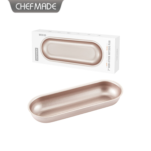 Poêle à pain pour chiens, antiadhésive, en acier au carbone, Champagne, or, 6/7 pouces, ustensiles de cuisson pour chiots et chatons - Product Image 5