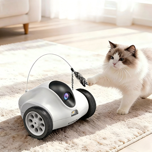 Caméra robot pour animaux de compagnie haute définition, alimentation automatique, communication bidirectionnelle, imagerie couleur, maison intelligente pour chiens et chats - Product Image 6