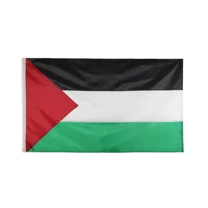 Bendera Palestina Warna Cerah, Bendera Palestina Grommets DFLIVE Palestina