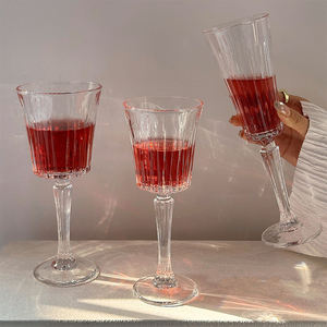 Calici da Vino <span class=keywords><strong>di</strong></span> Lusso Vintage Bicchierino con Stelo Design Classico Bicchiere da Vino Grande <span class=keywords><strong>Calice</strong></span> da <span class=keywords><strong>Acqua</strong></span> e Vino - Product Image 5