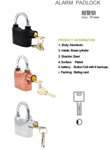 Tùy chỉnh khóa an ninh hàng đầu cao an toàn khóa móc keyed thợ khóa Nguồn cung cấp Brass Khóa móc xi lanh cho khóa - Product Image 5