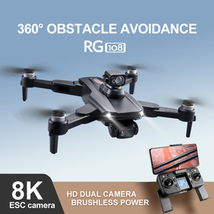 Professional BH RG108 8K Dualกล้องท่าทาง<span class=keywords><strong>Takea</strong></span>ภาพ 5G Wifiการส่งสัญญาณOptical Fow Fixedpoint Hover Droneพร้อมGPS - Product Image 2