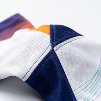T-shirt de sport personnalisé en coton 100 % avec patchwork par sublimation, séchage rapide, respirant, anti-plis pour activités sportives en extérieur, 180 grammes