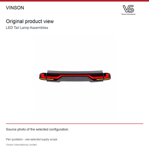 Conjunto de luces traseras LED (par) para Toyota Land Cruiser LC300 2022-2023 Configuración fotografiada - Product Image 2