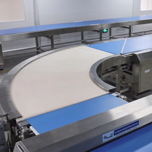 สายพานลำเลียงแบบหมุนได้ <span class=keywords><strong>90</strong></span> องศา 180 องศา ยี่ห้อ SINOBAKE สำหรับบิสกิต - Product Image 1