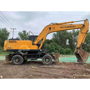 Excavatrice sur pneus Hyundai d'occasion 21 tonnes R210W-9 R210W-7 R210W, excavatrice sur pneus Hyundai 210W 210 d'occasion à vendre - Product Image 1