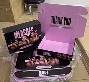 Custom Printing Rigid <strong>Pink</strong> Product Packaging Corrugated <strong>Gift</strong> Wrap Shipping Paper <strong>Boxes</strong> - Product Image 1