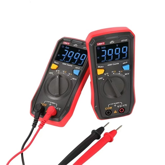 UNI-T UT123 UT123D Mini Digital Multimeter;AC DC Voltage Meter Resistance Temperature Tester NCV EBTN Color Screen B152