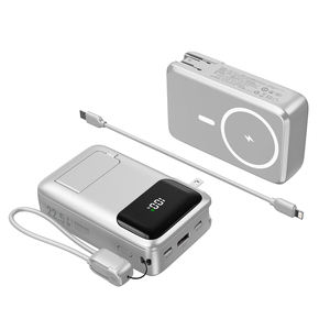 แบตสำรองพกพาอเนกประสงค์ 20000mAh รุ่นมินิแคปซูล รองรับการชาร์จ 2A ใช้ได้กับอุปกรณ์หลากหลายชนิด เหมาะสำหรับใช้ในกรณีฉุกเฉิน - Product Image 5