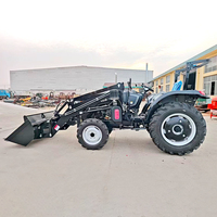 Tracteur à roues diesel 50 CV à transmission intégrale pour travaux municipaux et transport forestier, directement de l'usine