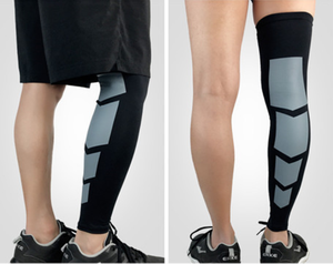 <span class=keywords><strong>Sport</strong></span> Football Basket-Ball de Course À Tricoter Vélo Jambe Veau Compression Manches - Product Image 5