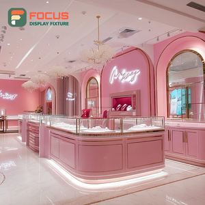 Fabricante de Muebles Personalizados para Joyería, Mostrador de Exhibición para Espacios de Boutique con Superficie Pulida - Product Image 1