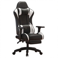 Chaise de Gaming de Luxe Pliable avec Repose-Pieds, Design Convertible en Cuir PU, Chaise de Gamer Moderne Extensible, Vente en Gros