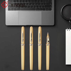 यरीरेन लक्जरी गोल्ड रोलर पेन सुरुचिपूर्ण धातु अलंकृत लेखन उपकरण - Product Image 4