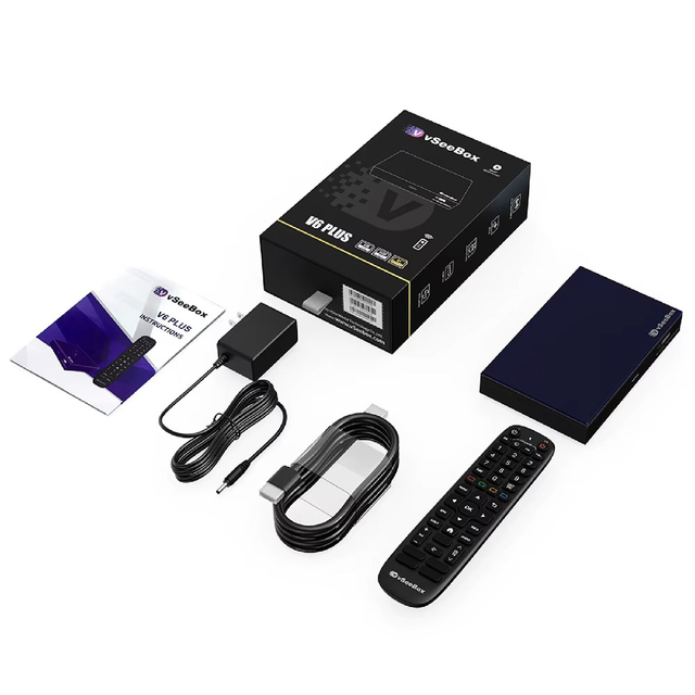 High Quality Newest Vseebox Android Smart TV Set-Top Box Quad Core Free 8K Resolution HD Android 14 Box