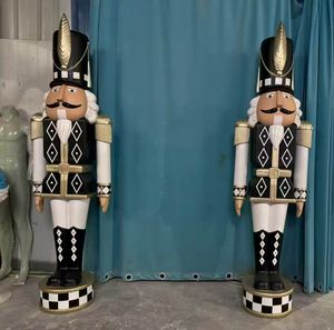 Decorazione Natalizia per Esterni, Soldato Schiaccianoci a Grandezza Naturale 160cm 5ft - Product Image 4