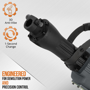 مطرقة حفر KSEIBI للبناء والخرسانة، مطرقة هدم ثقيلة، مطرقة كهربائية قوية 1400 واط - Product Image 4