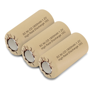 Outil électrique Nickel Cadmium (NICD) 1300mah-2200mah Sub C Batterie 1.2V 2000mah pour ordinateur portable - Product Image 6