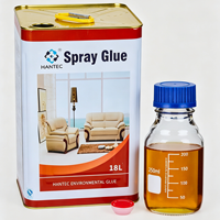 Colle pour tapis en spray de haute qualité, à séchage rapide, jaune clair, écologique, colle en spray pour mousse PVC, adhésif pour matelas