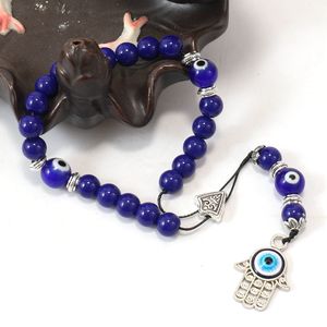 Rosario Komboloi griego de mal de ojo azul personalizado, cuentas de preocupación, ansiedad, relajante, <span class=keywords><strong>Begleri</strong></span> Churinga, coronilla para oración cristiana - Product Image 5