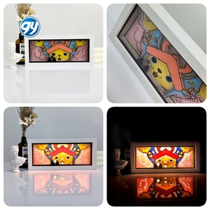 100 Nuove Lampade da Tavolo LED RGB RC Personalizzate, Artigianali con Incisioni Laser, Luci da Parete <span class=keywords><strong>Anime</strong></span> 3D, Scatola Luminosa con Ritagli di Carta - Product Image 5