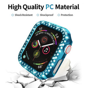 Custodia protettiva per paraurti diamantata per Apple <span class=keywords><strong>Watch</strong></span> Series 5 <span class=keywords><strong>4</strong></span> 3 2 1 38MM <span class=keywords><strong>42MM</strong></span> custodie per Iwatch 5 <span class=keywords><strong>4</strong></span> 40mm 44mm accessori per orologi - Product Image 3