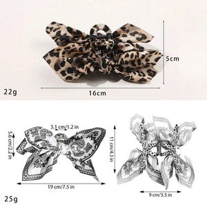 Pince à <span class=keywords><strong>cheveux</strong></span> double face en tissu motif cachemire, style chic, grande boucle, pince requin pour l'arrière de la tête, best-seller transfrontalier - Product Image 5