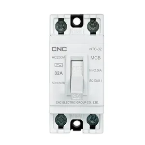 Polos Mcb de 20 Amp, interruptor de circuito en miniatura de 2 fases, precio