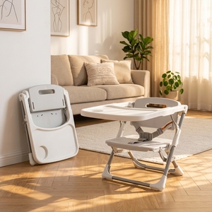 <span class=keywords><strong>Chaise</strong></span> haute portable de haute qualité pour bébé, pour enfants de 6 à 36 mois, pour une utilisation en camping en plein air, meubles pour enfants - Product Image 1