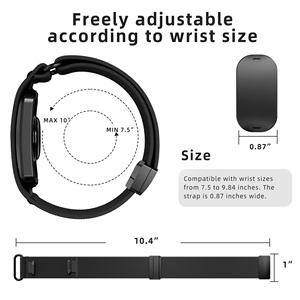 สายนาฬิกา Garmin CIRQA แบบไนลอนพร้อมหัวเข็มขัดแม่เหล็ก สายรัดไนลอนแบบปรับได้ ระบายอากาศได้ดี แม่เหล็กแรงสูง ขายส่ง - Product Image 6