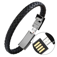 Câble de charge rapide USB Type-C Micro Bracelet 2.4A pour iPhone 11 12 13 14 Pro Max et Android