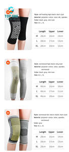 Top One Autocalentamiento Ajenjo Cálido Artritis Soporte de rodilla Cinturón Protector Alivio del dolor articular Recuperación Rodillera Brace - Product Image 4