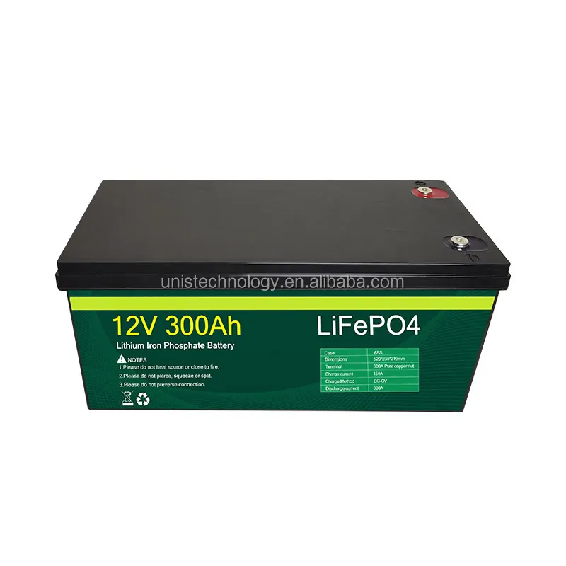 Produk terlaris 2023 Lifepo4 Pack 12v 24v 36v 48v baterai Lithium 12v Lifepo4 baterai 300ah untuk mobil Golf