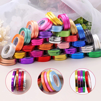 10 mètres/rouleaux 5mm ballon ruban fête anniversaire mariage accessoire Laser ballon chaîne Satin rubans artisanat bricolage fête décoration